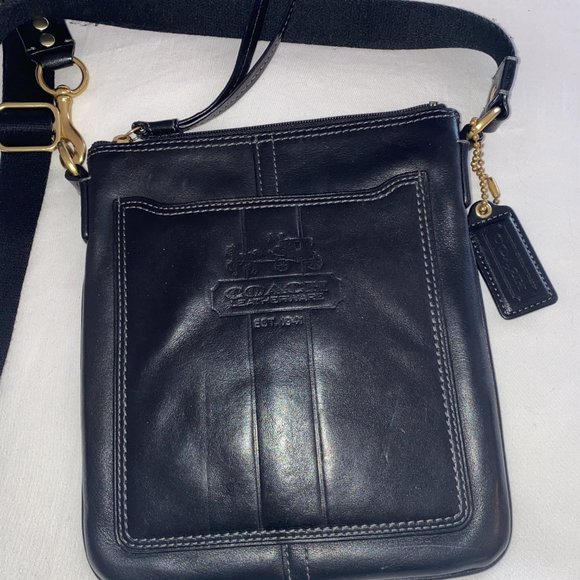 Black Coach Crossbody - Picture 2 of 5